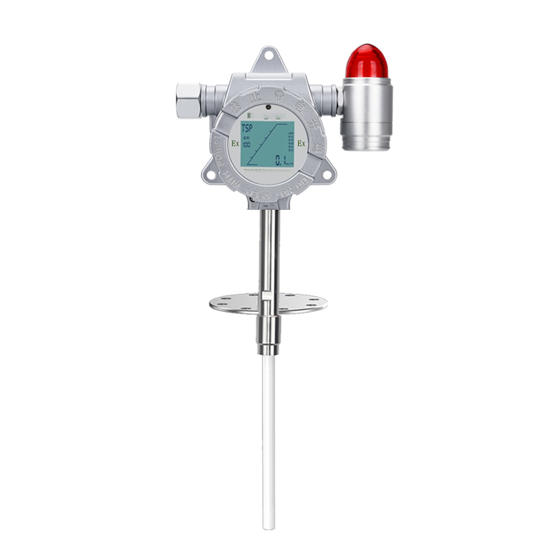 Insertion type dust monitor Flange installation