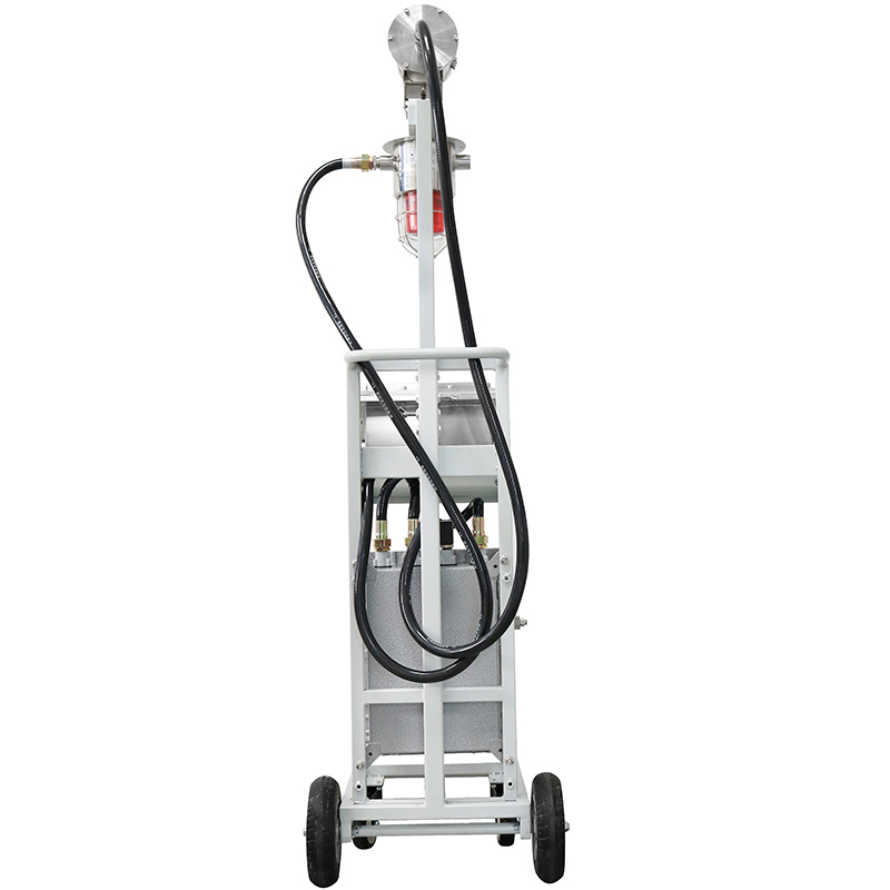 Movable Multi Gas Monitor with Pump Back View
