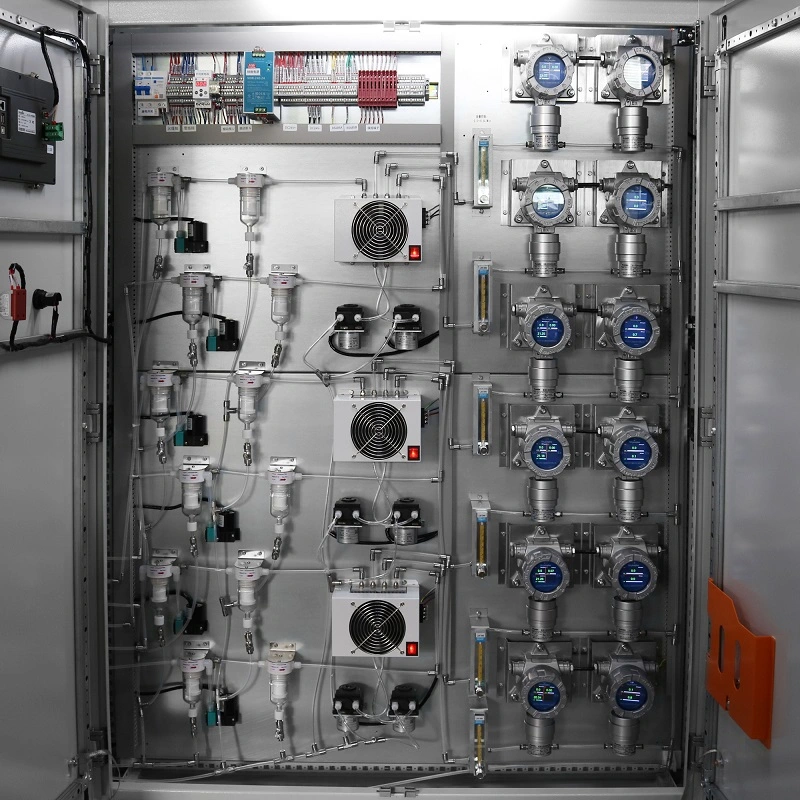 Stainless Steel Gas Monitoring System Multiple Gas Monitoring